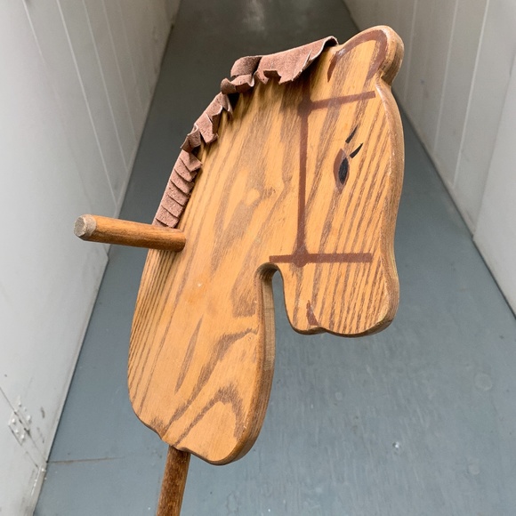Toys Vintage Broomstick Horse Toy Antique Game Riding Poshmark